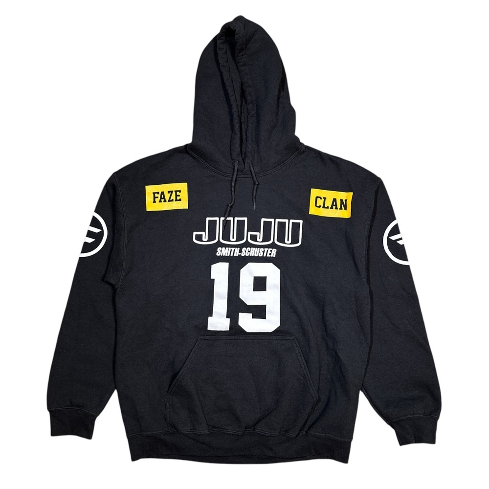 FaZe Clan Juju Smith Schuster Fleece Hoodie Black Mens Large